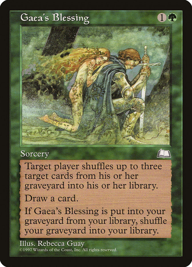 Gaea's Blessing [Weatherlight] | Chromatic Games