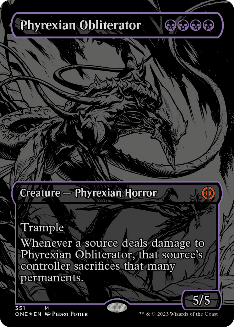 Phyrexian Obliterator (Oil Slick Raised Foil) [Phyrexia: All Will Be One] | Chromatic Games