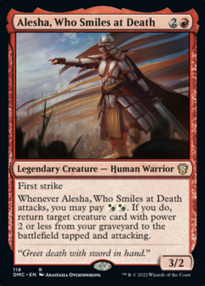 Alesha, Who Smiles at Death [Dominaria United Commander] | Chromatic Games