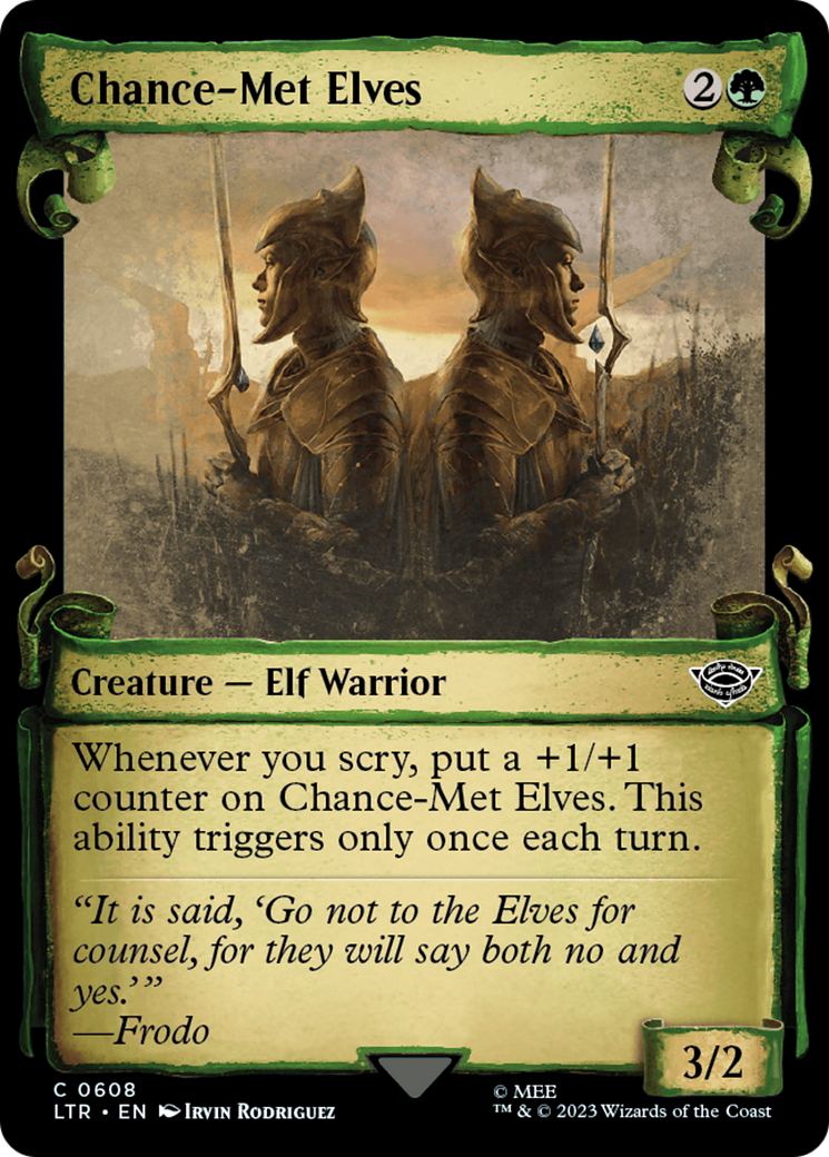 Chance-Met Elves [The Lord of the Rings: Tales of Middle-Earth Showcase Scrolls] | Chromatic Games