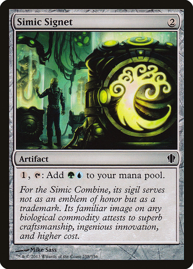 Simic Signet [Commander 2013] | Chromatic Games