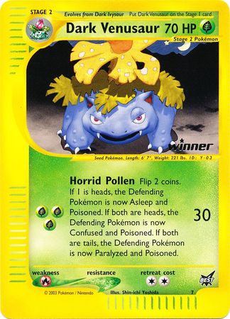 Dark Venusaur (Winner) [Best of Promos] | Chromatic Games