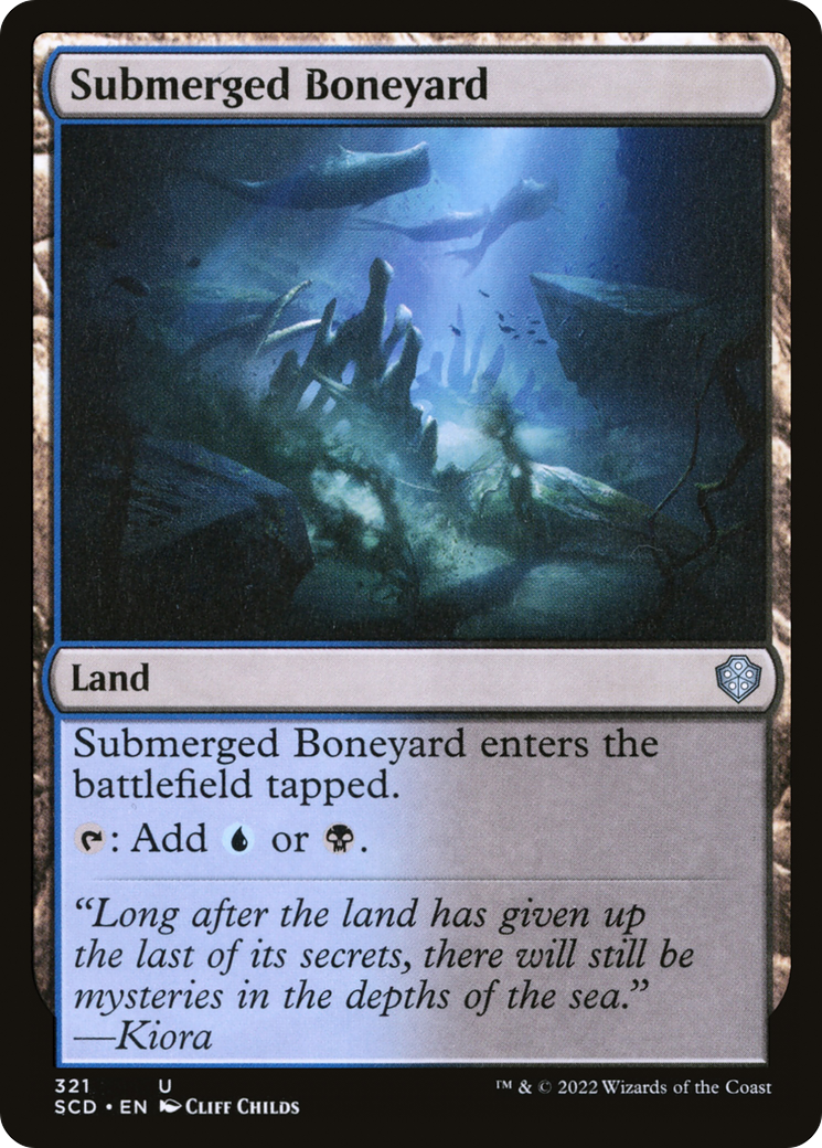 Submerged Boneyard [Starter Commander Decks] | Chromatic Games