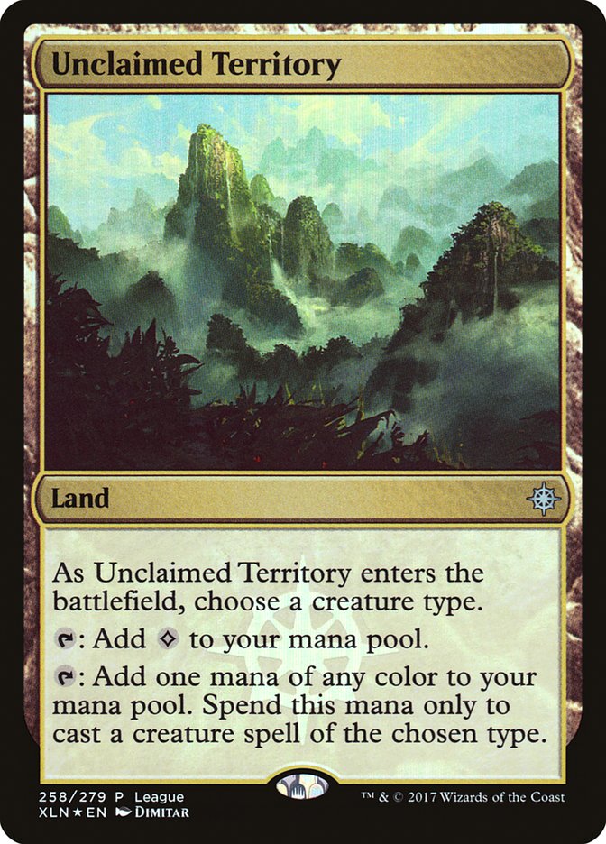 Unclaimed Territory (League) [Ixalan Promos] | Chromatic Games