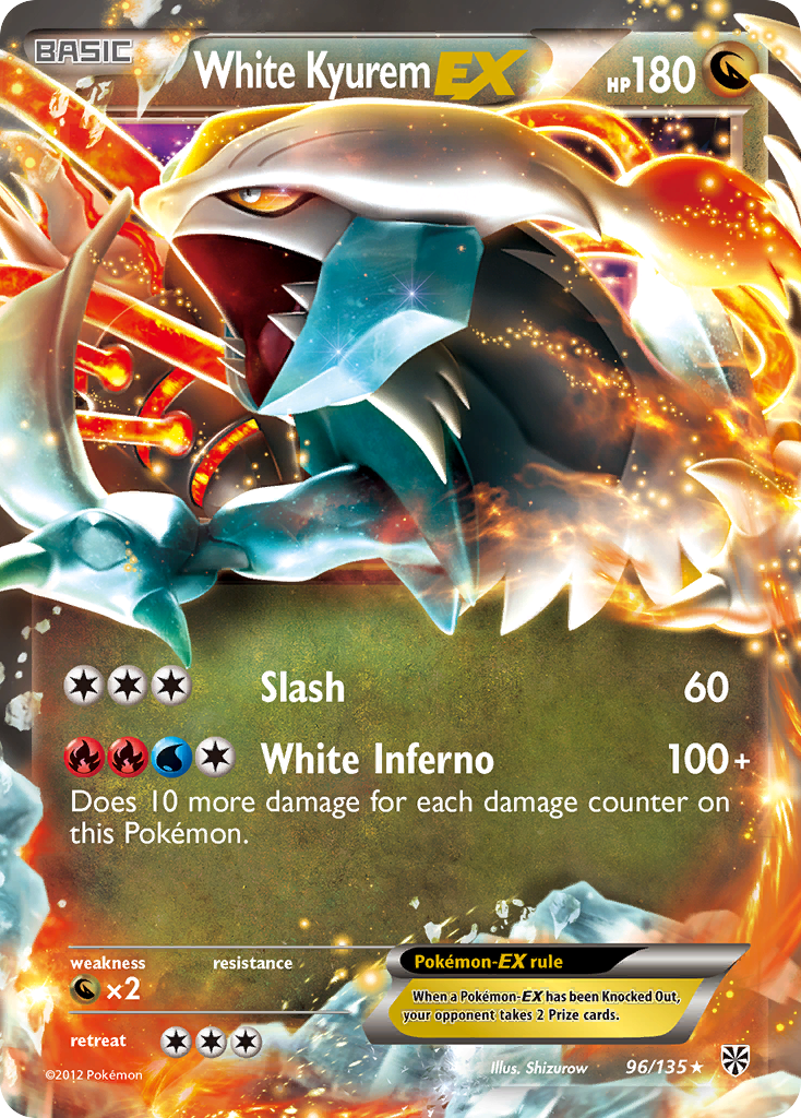 White Kyurem EX [Plasma Storm] | Chromatic Games