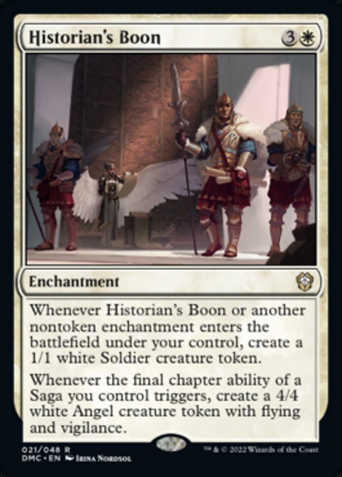 Historian's Boon [Dominaria United Commander] | Chromatic Games