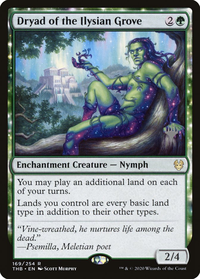 Dryad of the Ilysian Grove (Promo Pack) [Theros Beyond Death Promos] | Chromatic Games