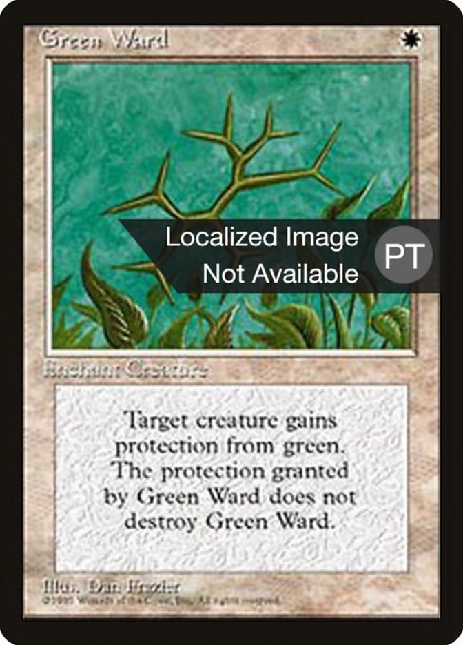 Green Ward [Fourth Edition (Foreign Black Border)] | Chromatic Games