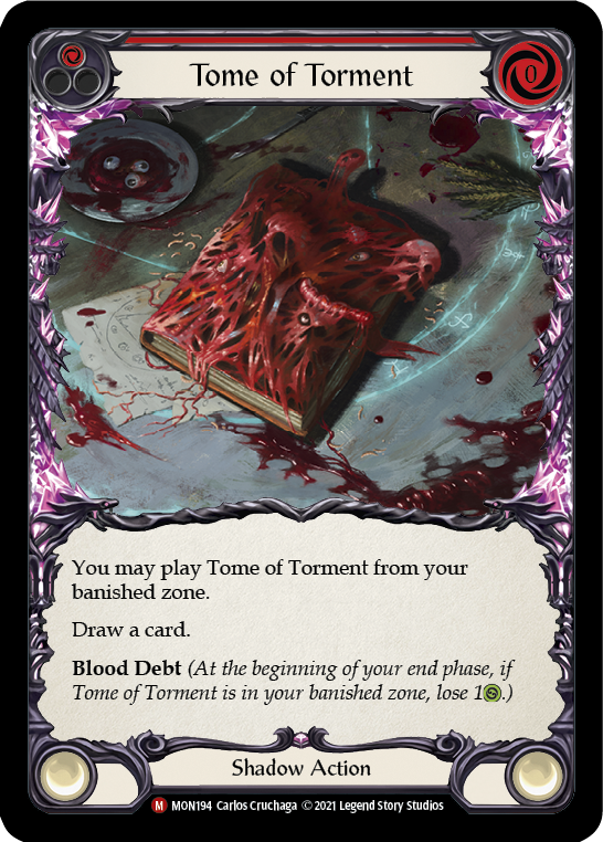 Tome of Torment [MON194] (Monarch)  1st Edition Normal | Chromatic Games