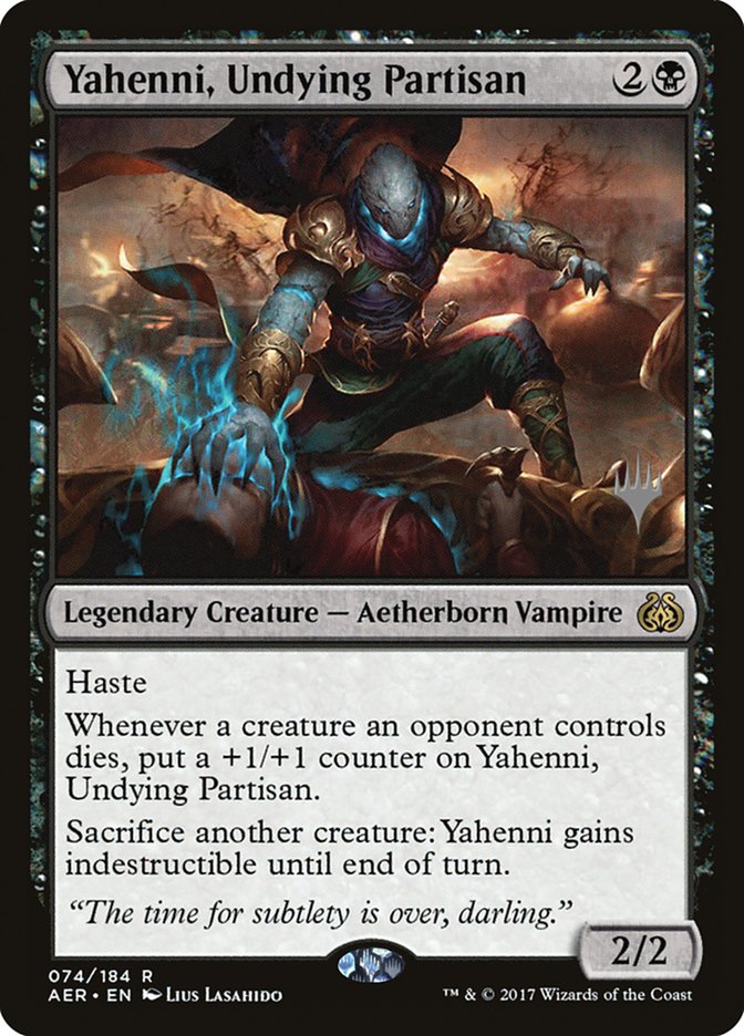 Yahenni, Undying Partisan (Promo Pack) [Aether Revolt Promos] | Chromatic Games