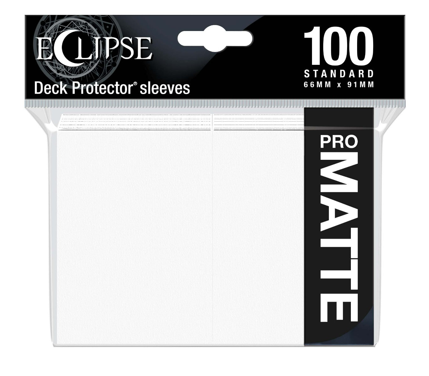 Eclipse Matte Standard Sleeves 100 pack Arctic White | Chromatic Games