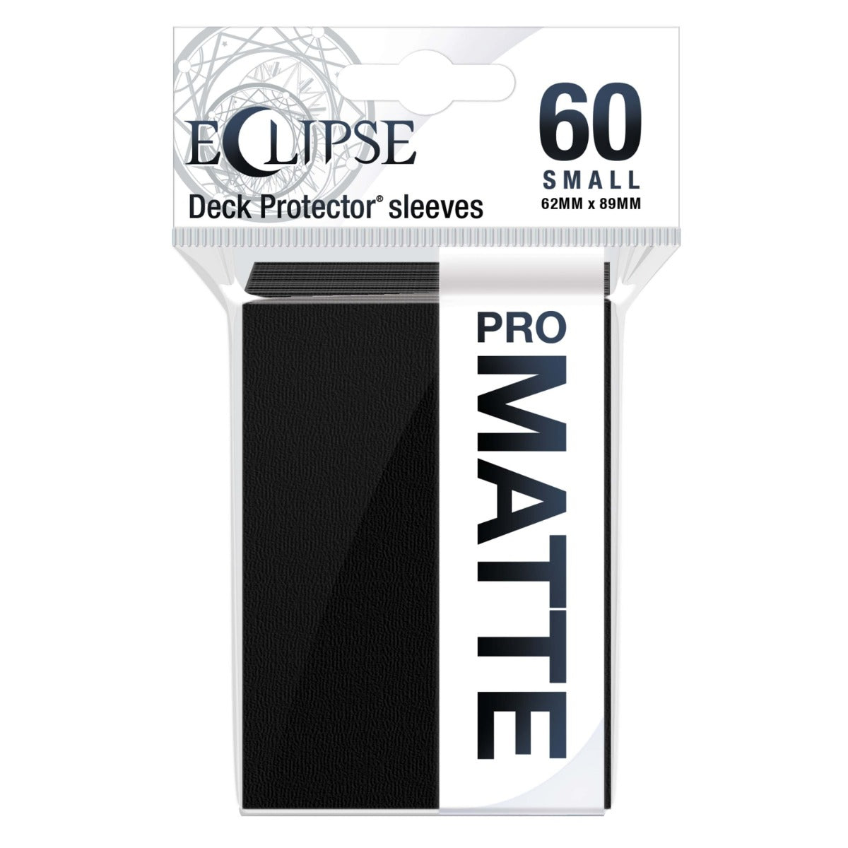 Eclipse Matte Japanese Size Sleeves 60 pack Black | Chromatic Games