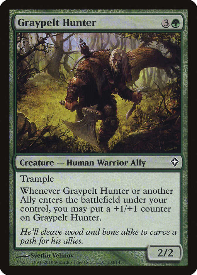 Graypelt Hunter [Worldwake] | Chromatic Games