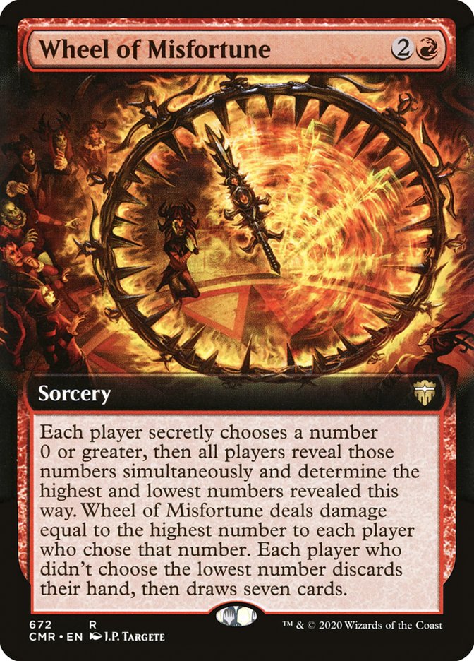 Wheel of Misfortune (Extended Art) [Commander Legends] | Chromatic Games