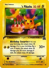 Pikachu (Birthday) [Pikachu World Collection Promos] | Chromatic Games