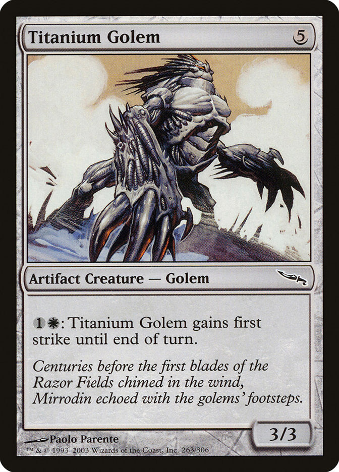 Titanium Golem [Mirrodin] | Chromatic Games