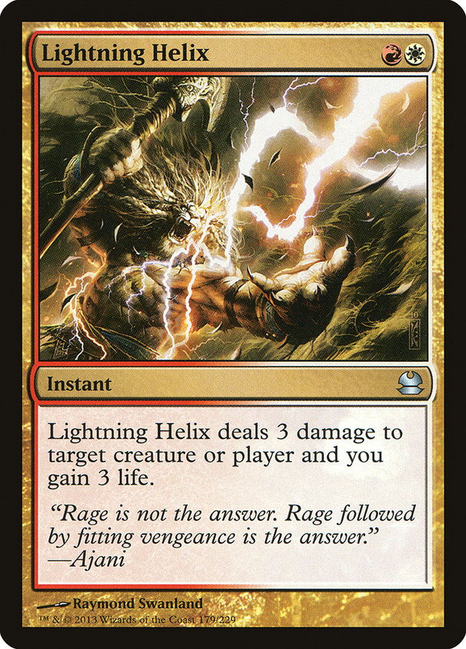 Lightning Helix [Modern Masters] | Chromatic Games