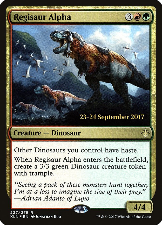 Regisaur Alpha [Ixalan Prerelease Promos] | Chromatic Games