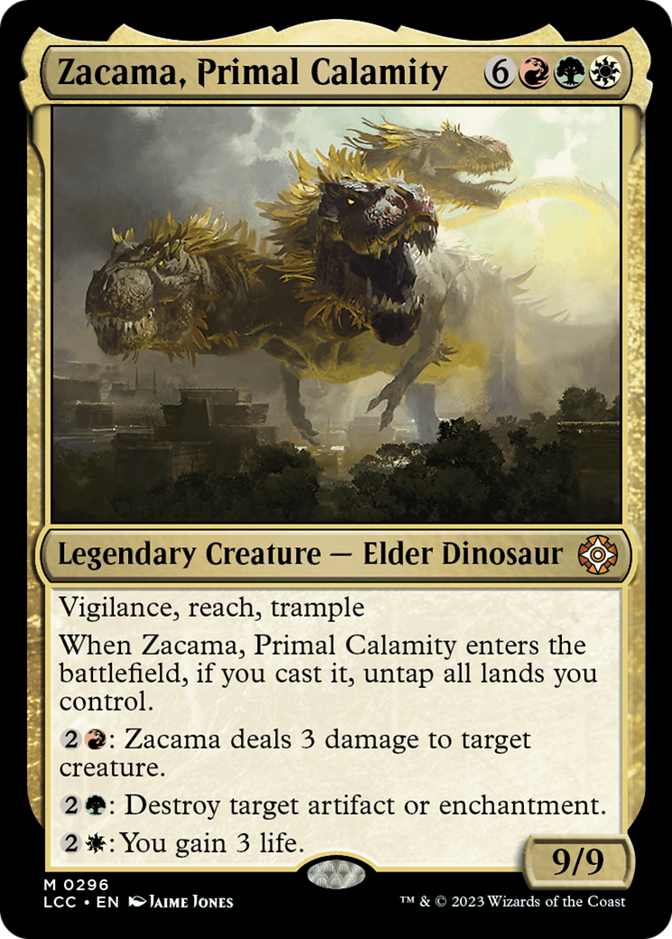 Zacama, Primal Calamity [The Lost Caverns of Ixalan Commander] | Chromatic Games