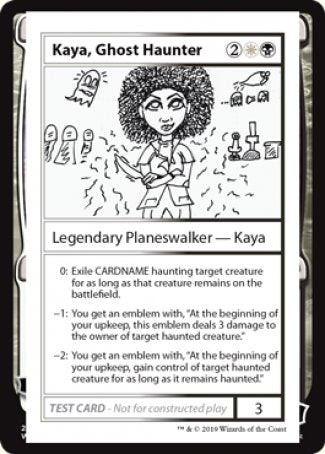 Kaya, Ghost Haunter (2021 Edition) [Mystery Booster Playtest Cards] | Chromatic Games