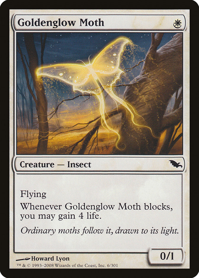 Goldenglow Moth [Shadowmoor] | Chromatic Games