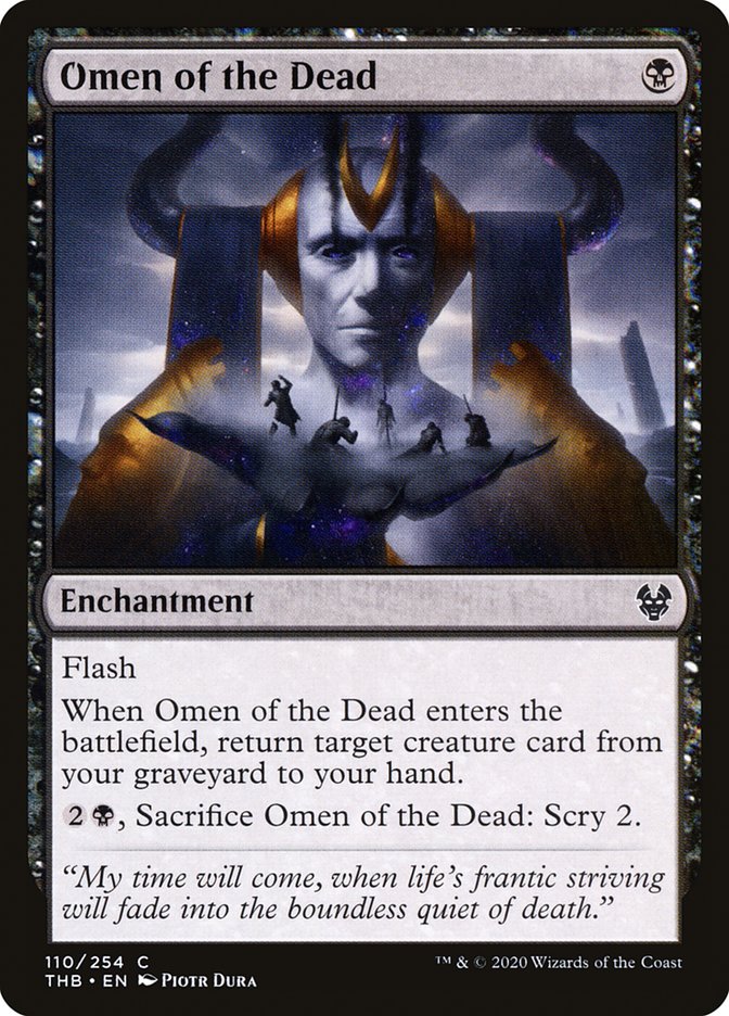 Omen of the Dead [Theros Beyond Death] | Chromatic Games