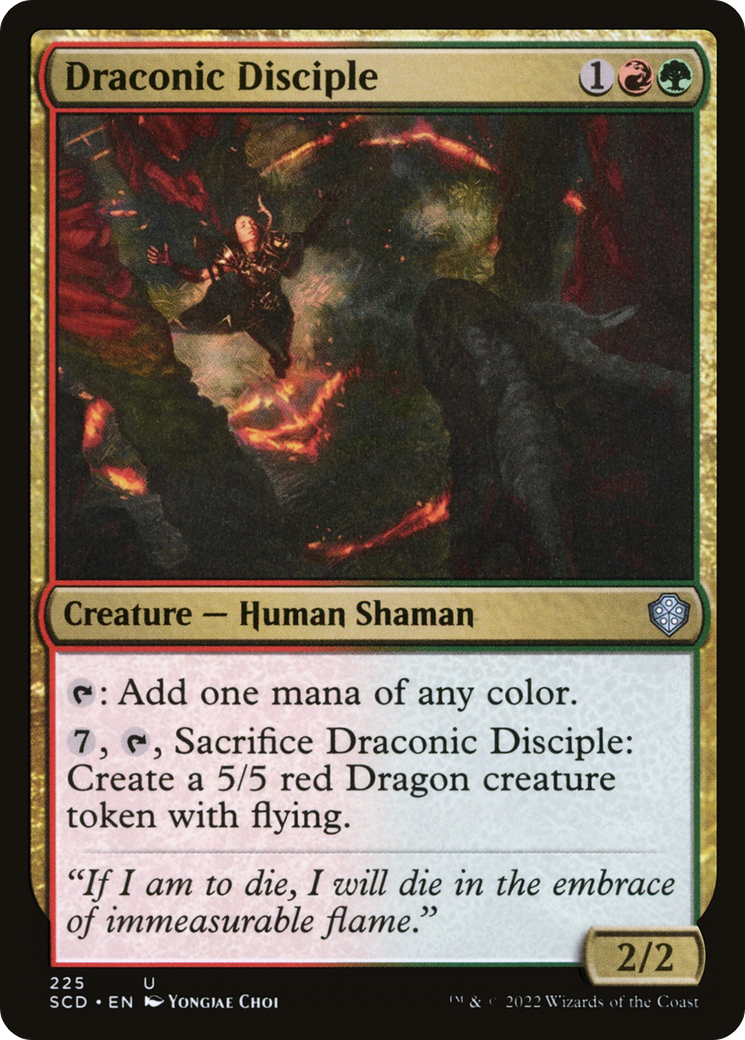 Draconic Disciple [Starter Commander Decks] | Chromatic Games