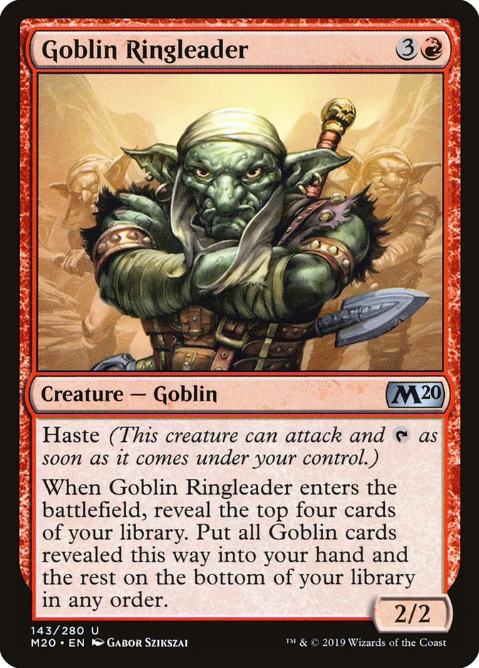 Goblin Ringleader [Core Set 2020] | Chromatic Games