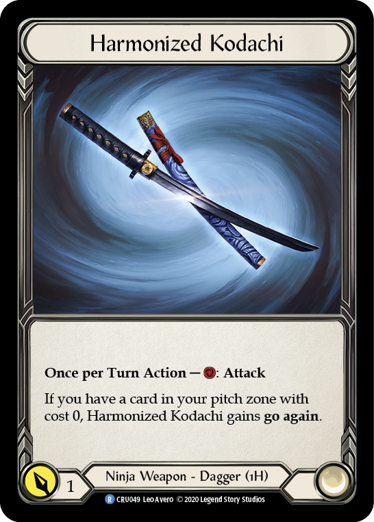 Harmonized Kodachi [CRU049] (Crucible of War)  1st Edition Normal | Chromatic Games