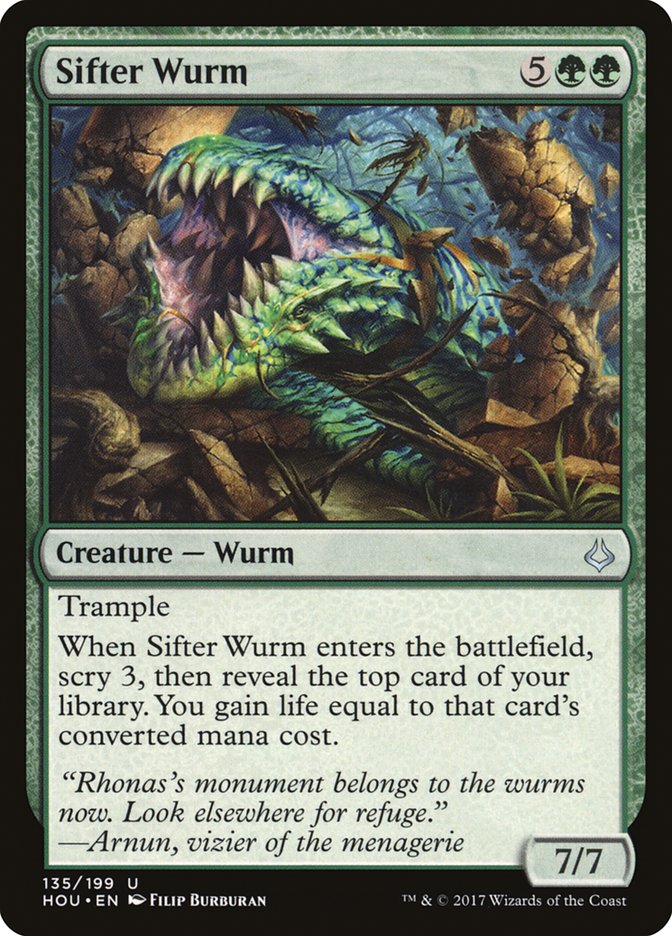 Sifter Wurm [Hour of Devastation] | Chromatic Games