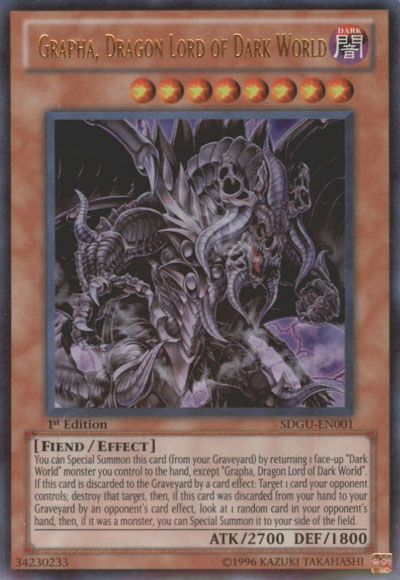 Grapha, Dragon Lord of Dark World [SDGU-EN001] Ultra Rare | Chromatic Games