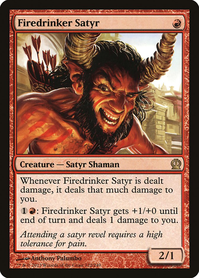 Firedrinker Satyr [Theros] | Chromatic Games