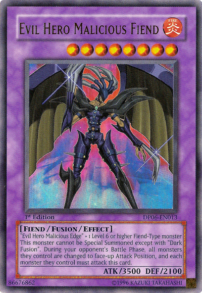 Evil Hero Malicious Fiend [DP06-EN013] Ultra Rare | Chromatic Games