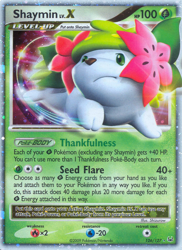 Shaymin LV.X (126/127) [Platinum: Base Set] | Chromatic Games