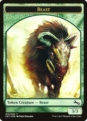 Beast // Beast Double-Sided Token [Unstable Tokens] | Chromatic Games