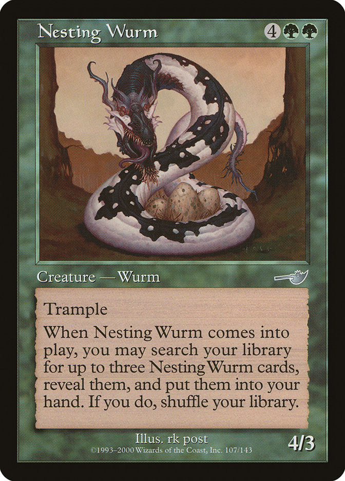 Nesting Wurm [Nemesis] | Chromatic Games