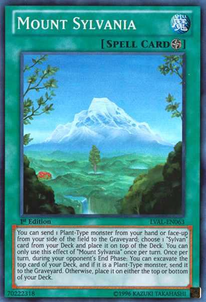 Mount Sylvania [LVAL-EN063] Super Rare | Chromatic Games