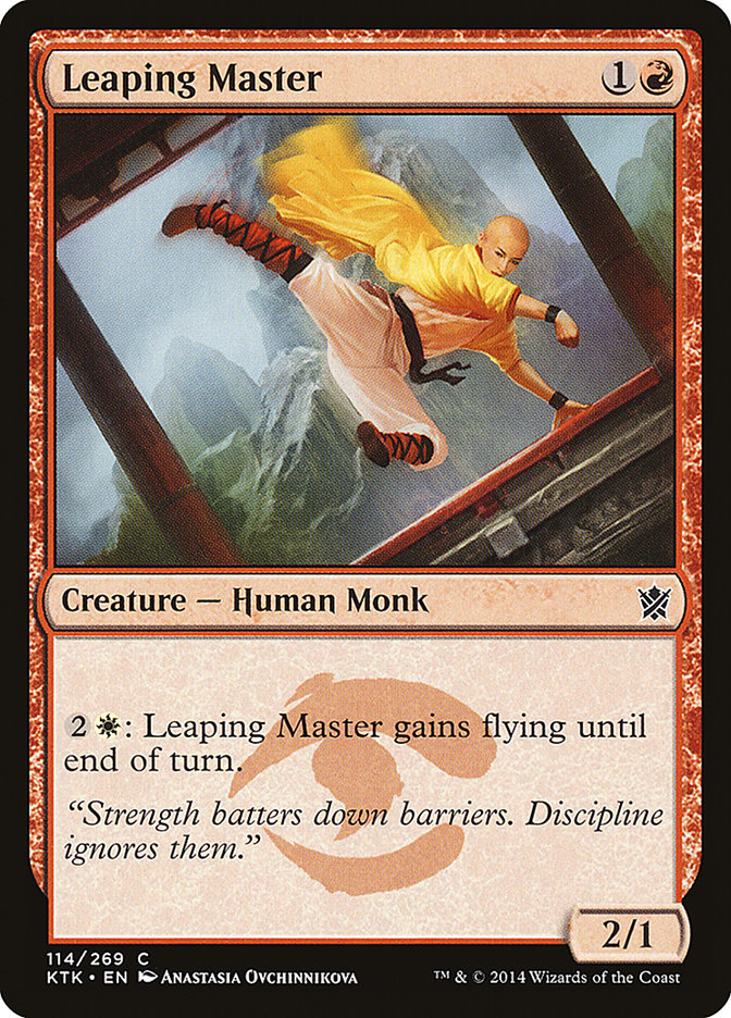 Leaping Master [Khans of Tarkir] | Chromatic Games