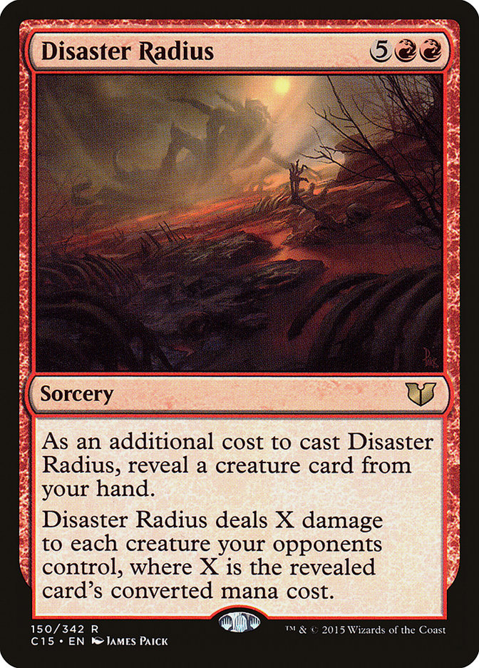 Disaster Radius [Commander 2015] | Chromatic Games