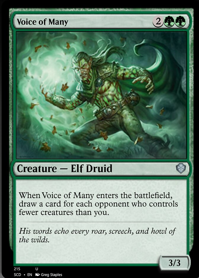 Voice of Many [Starter Commander Decks] | Chromatic Games