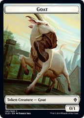 Goat // Food (17) Double-Sided Token [Throne of Eldraine Tokens] | Chromatic Games