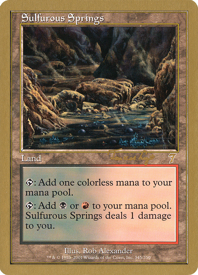 Sulfurous Springs (Tom van de Logt) [World Championship Decks 2001] | Chromatic Games