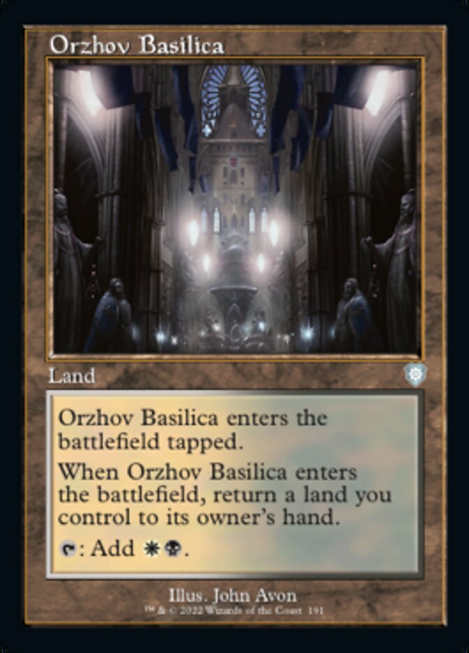 Orzhov Basilica (Retro) [The Brothers' War Commander] | Chromatic Games