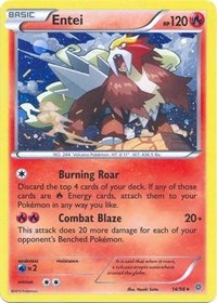 Entei - 14/98 (Cosmos Holo) [Blister Exclusives] | Chromatic Games