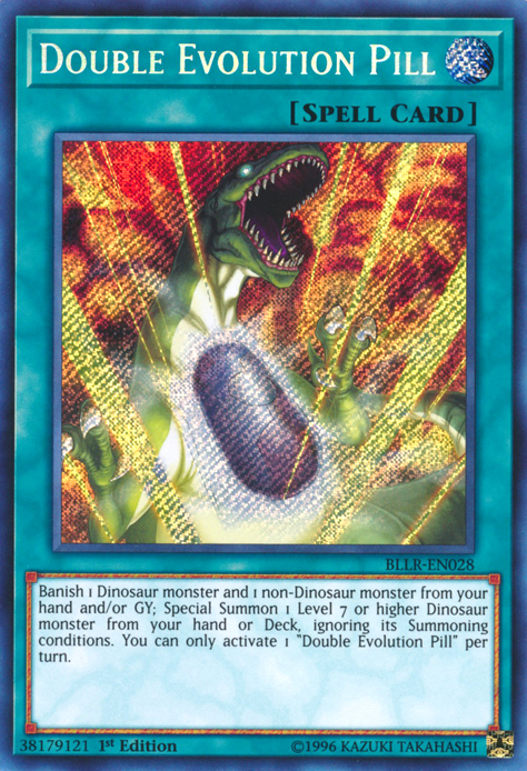 Double Evolution Pill [BLLR-EN028] Secret Rare | Chromatic Games