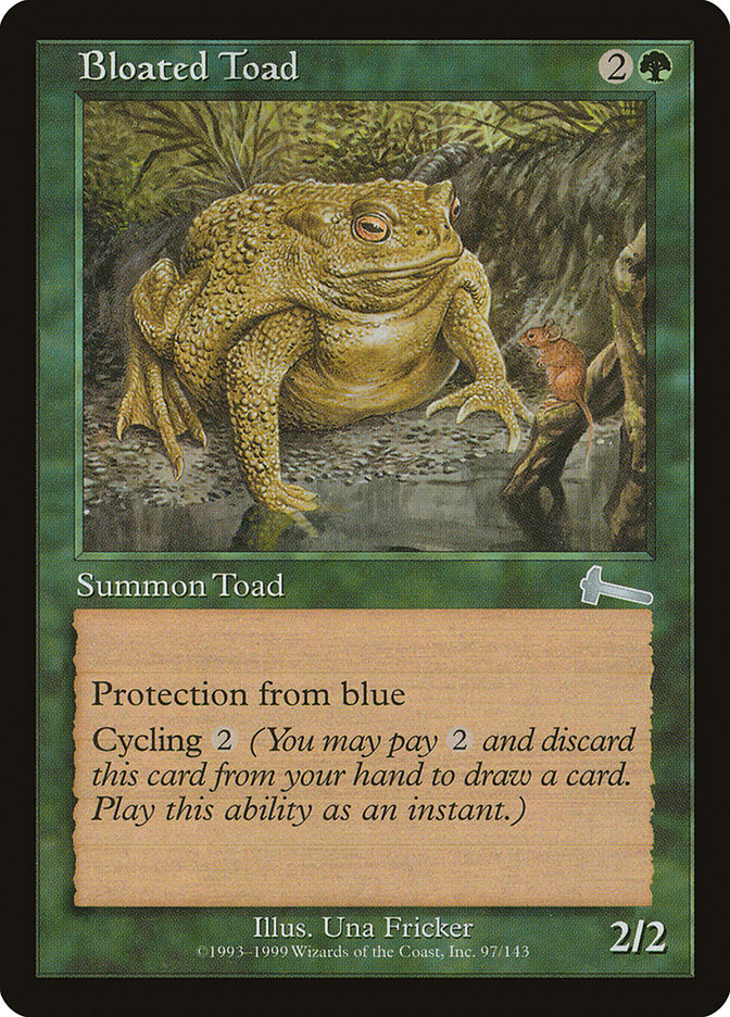 Bloated Toad [Urza's Legacy] | Chromatic Games