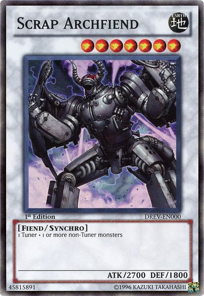 Scrap Archfiend [DREV-EN000] Super Rare | Chromatic Games