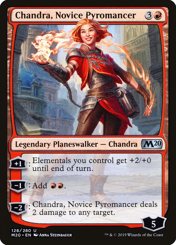 Chandra, Novice Pyromancer [Core Set 2020] | Chromatic Games