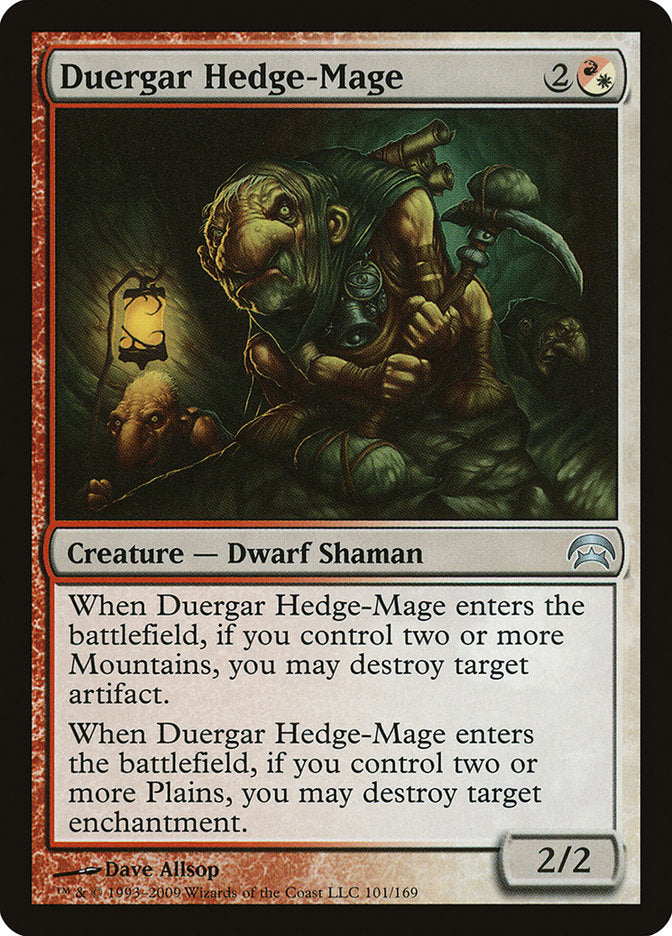 Duergar Hedge-Mage [Planechase] | Chromatic Games