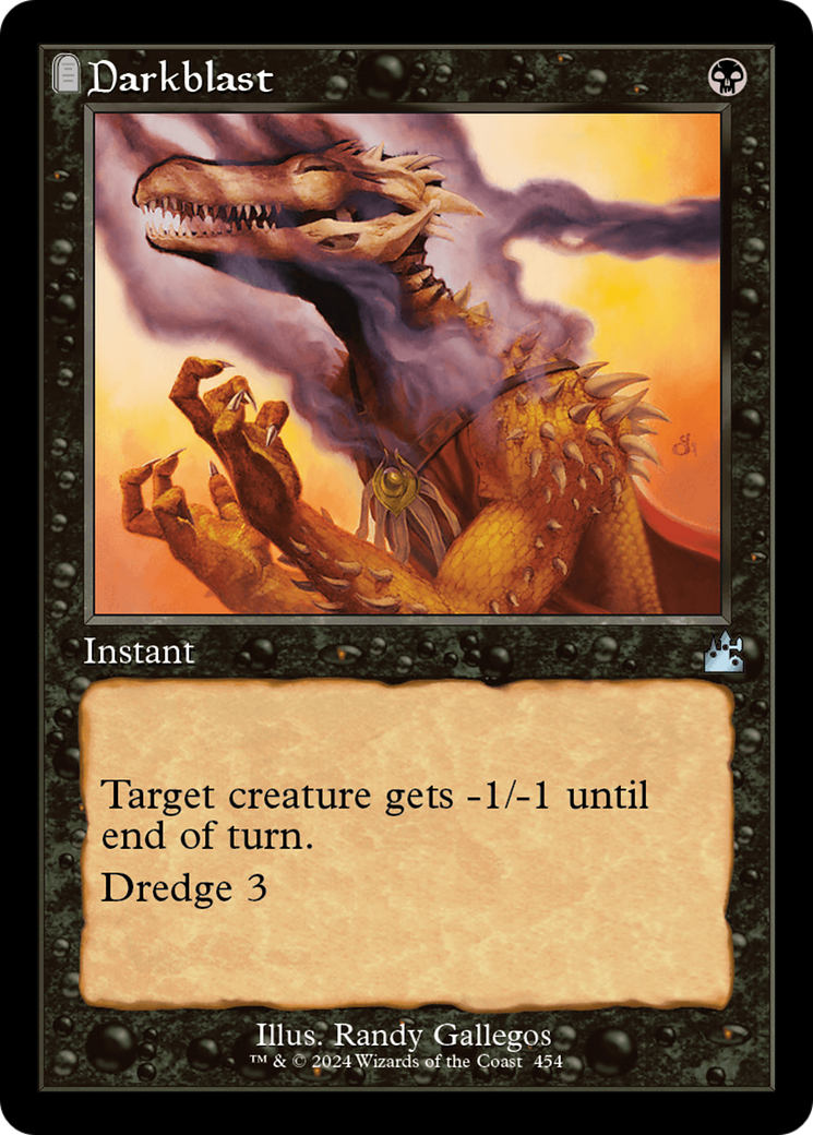 Darkblast (Retro Frame) [Ravnica Remastered] | Chromatic Games